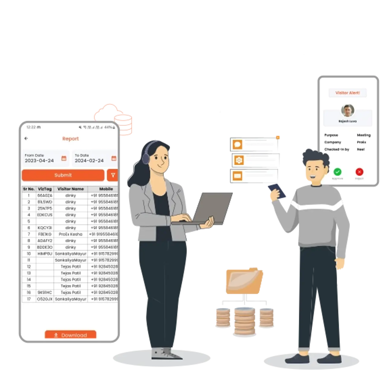Remarks And Reports Visitor Management System Vms