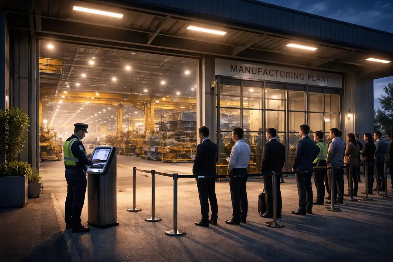 Visitor Management System For Manufacturing Industry