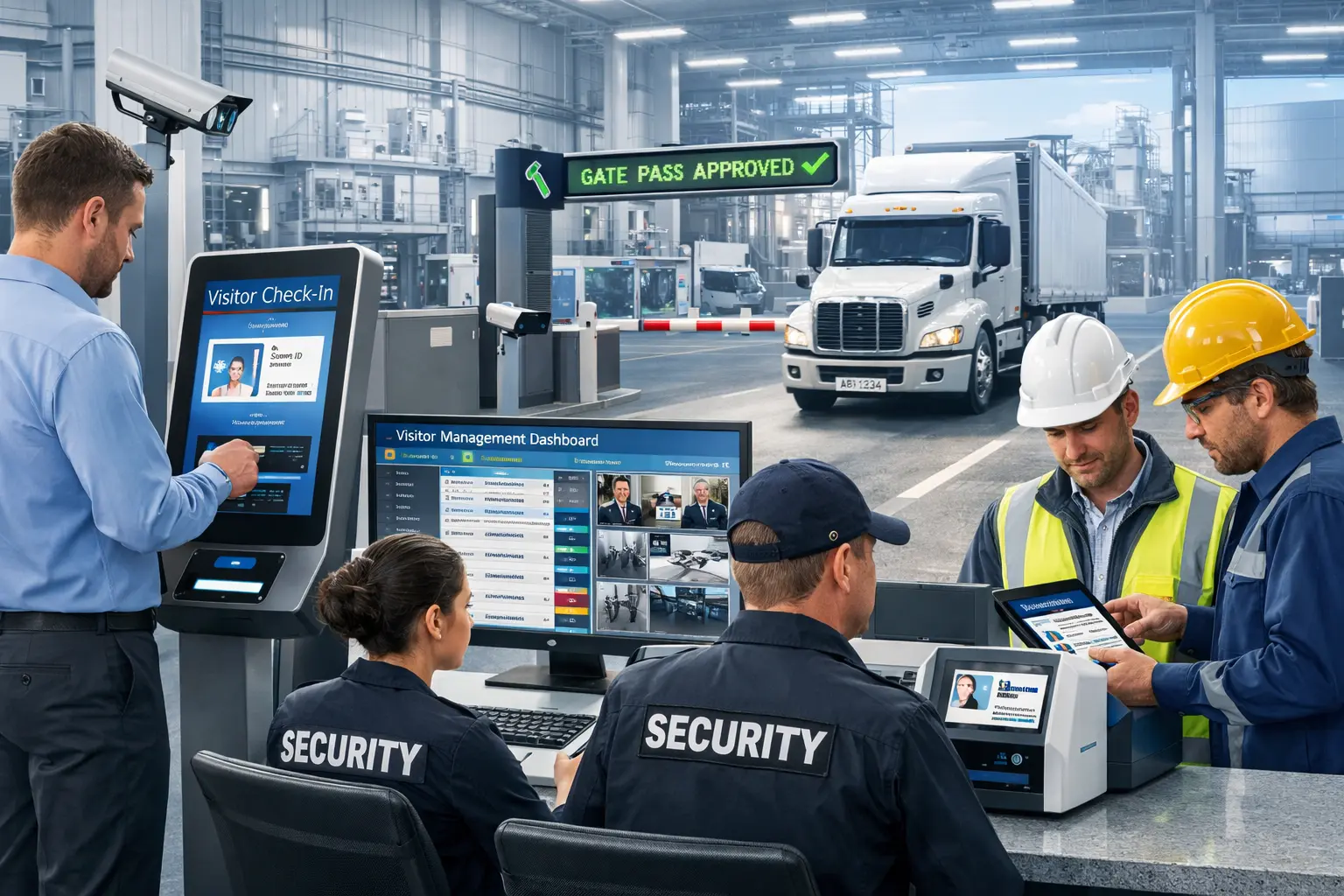 Modern Visitor Management System