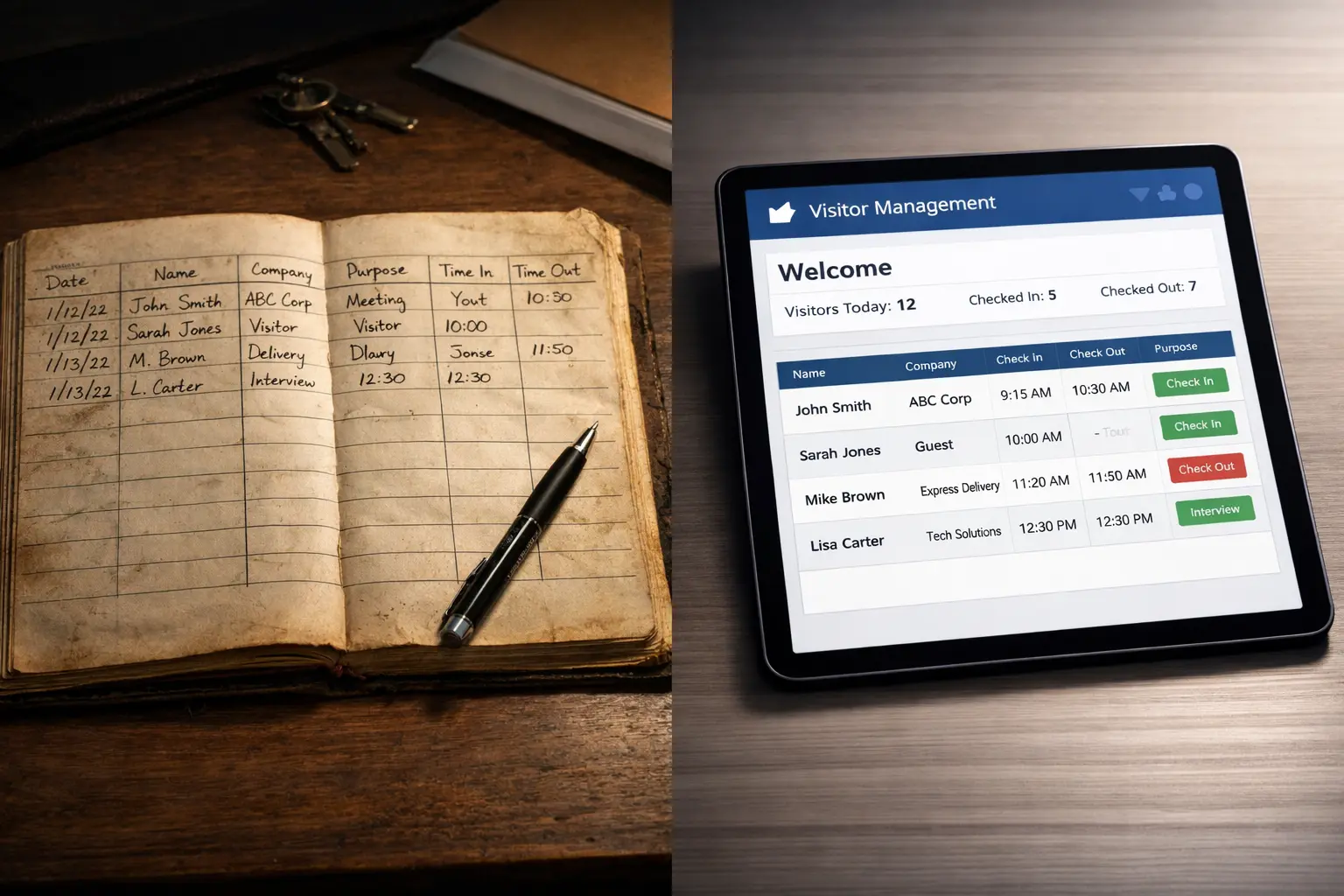 Visitor Logs Are No Longer Secure