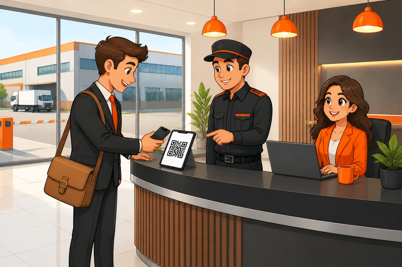 Modern Office Check In Lobby