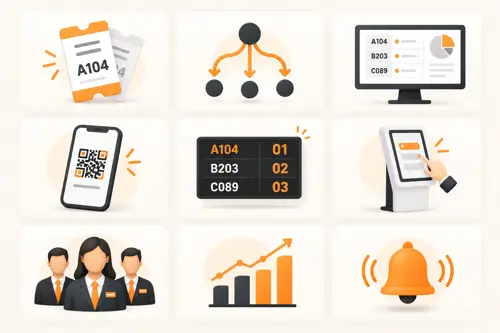 Queue Management Dashboard Icons